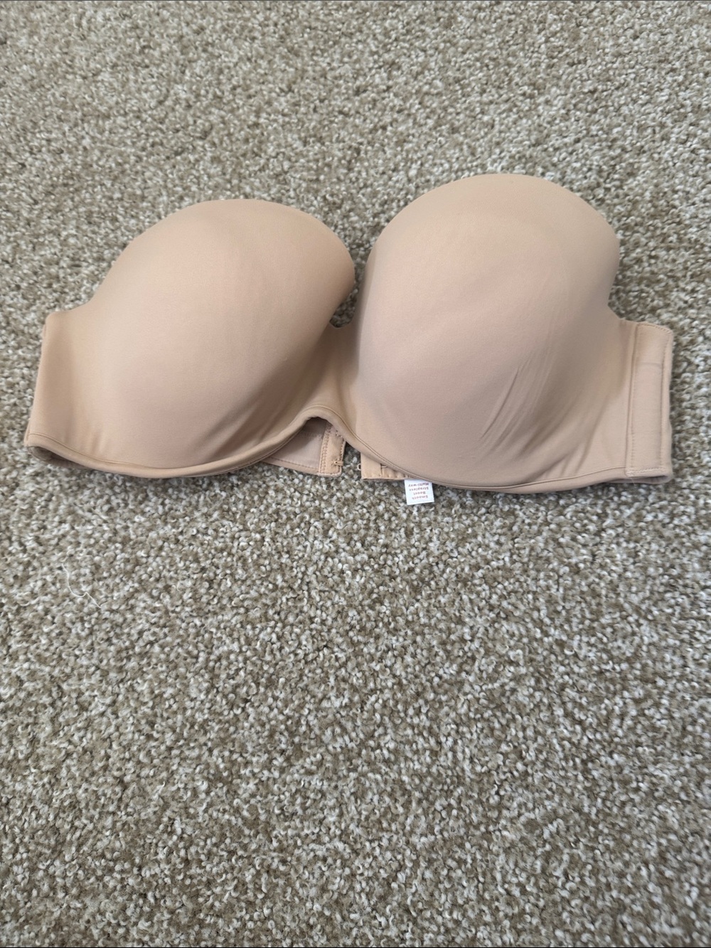 Cacique Strapless Molded Bandeau Bra - Nude